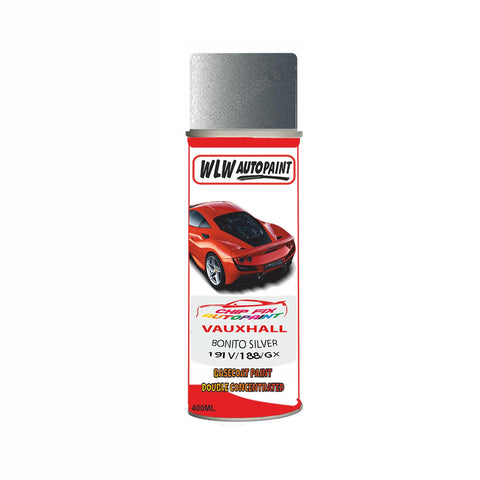 Aerosol Spray Paint For Vauxhall Zafira Bonito Silver Code 191V/188/Gxk 2013-2014