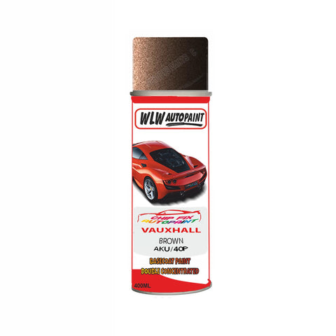 VAUXHALL BROWN Code: (AKU/40P) Car Aerosol Spray Paint