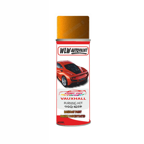 VAUXHALL BURNING HOT Code: (GGQ/425B) Car Aerosol Spray Paint