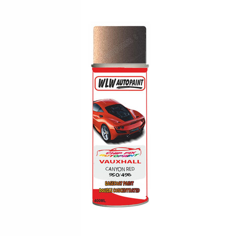 VAUXHALL CANYON RED Code: (950/498) Car Aerosol Spray Paint