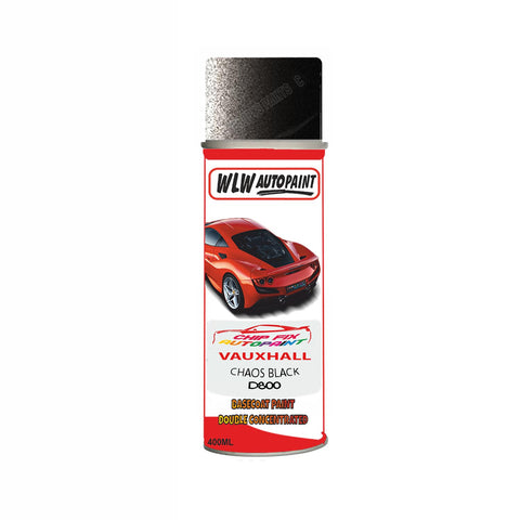 VAUXHALL CHAOS BLACK Code: (D800) Car Aerosol Spray Paint