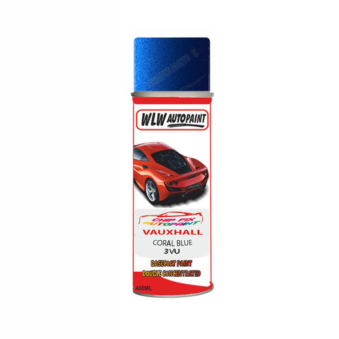 VAUXHALL CORAL BLUE Code: (3VU) Car Aerosol Spray Paint