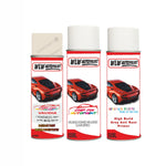 Aerosol Spray Paint For Vauxhall Adam Cremeweiss 9001 Primer undercoat anti rust metal
