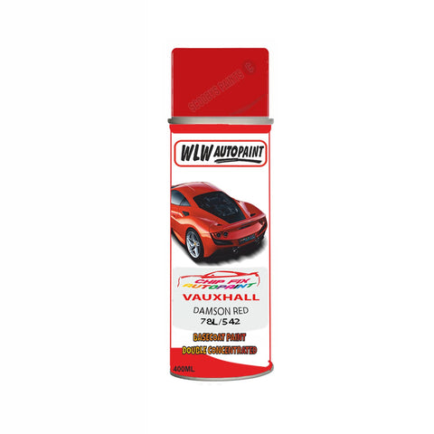 VAUXHALL DAMSON RED Code: (78L/542) Car Aerosol Spray Paint