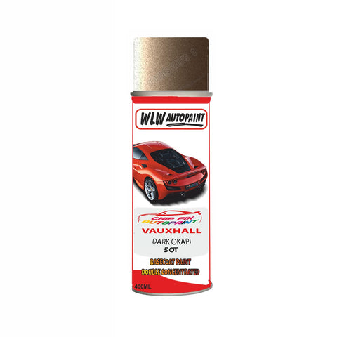 Aerosol Spray Paint For Vauxhall Adam Dark Okapi Code 50T 2013-2015