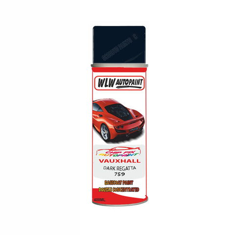 Aerosol Spray Paint For Vauxhall Monterey Dark Regatta Code 759 1993-1998