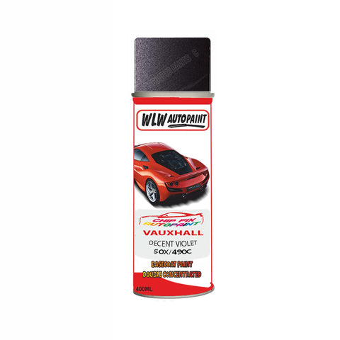 VAUXHALL DECENT VIOLET Code: (50X/490C) Car Aerosol Spray Paint