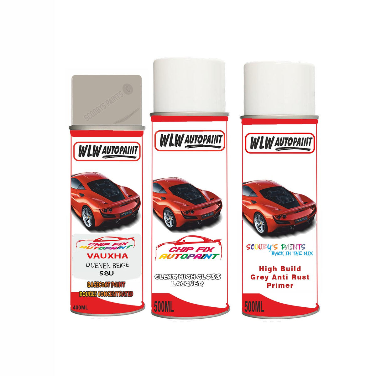 VAUXHALL DUENEN BEIGE Code: (58U) Car Aerosol Spray Paint – Car Touch ...