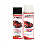 Aerosol Spray Paint For Vauxhall Monterey Ebony Black (2C) Panel Repair Location Sticker body