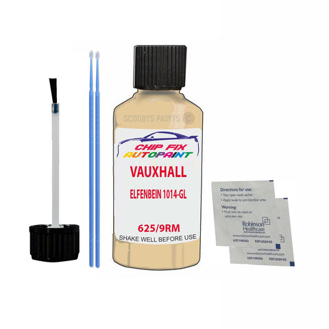 Paint For Vauxhall Vivaro Elfenbein 1014-Gl 625/9Rm 1985-2004 Beige Touch Up Paint