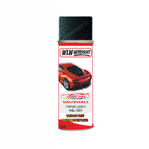 Aerosol Spray Paint For Vauxhall Omega Empire Green Code 36L/355 1991-1995