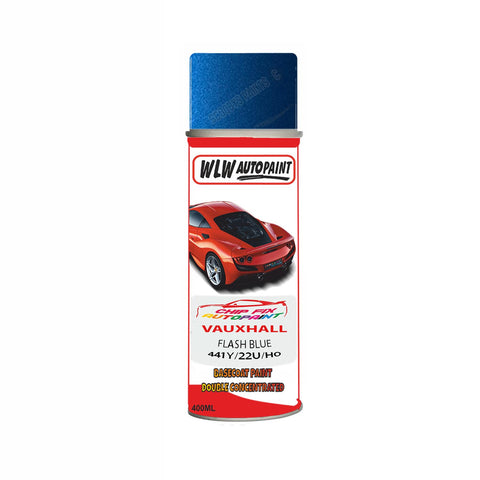 Aerosol Spray Paint For Vauxhall Corsa Flash Blue Code 441Y/22U/H02 2015-2017