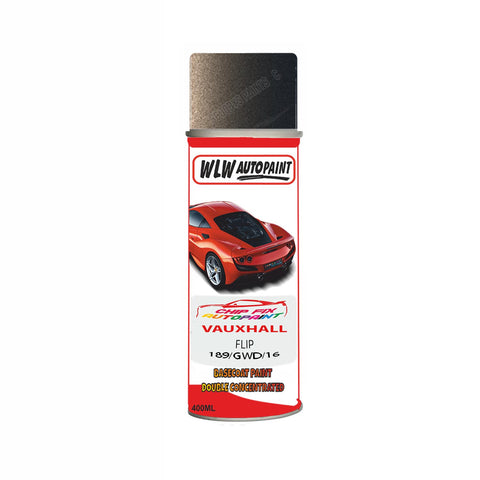 Aerosol Spray Paint For Vauxhall Zafira Flip Chip/Magnetic Silver Code 189/Gwd/161V 2013-2017