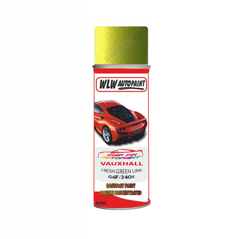 VAUXHALL FRESH GREEN LIME Code: (G6F/340X) Car Aerosol Spray Paint