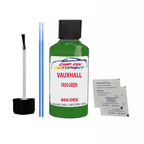 VAUXHALL FROG GREEN Code: (866/0RV) Car Touch Up Paint Scratch Repair