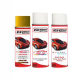 Aerosol Spray Paint For Vauxhall Adam Goldbuster Yellow Primer undercoat anti rust metal