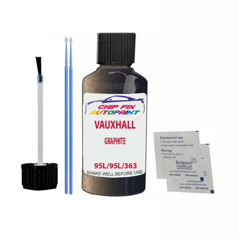 Paint For Vauxhall Astra Graphite 95L/95L/363 1994-2001 Grey Touch Up Paint