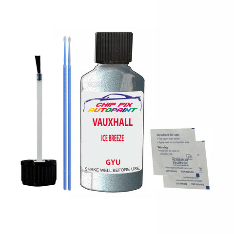 Paint For Vauxhall Antara Ice Breeze Gyu 2012-2012 Blue Touch Up Paint