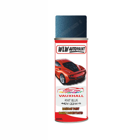 Aerosol Spray Paint For Vauxhall Corsa Knit Blue Code 442Y/22W/G72 2015-2018