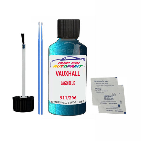 Paint For Vauxhall Astra Lago Blue 911/296 1997-1999 Blue Touch Up Paint