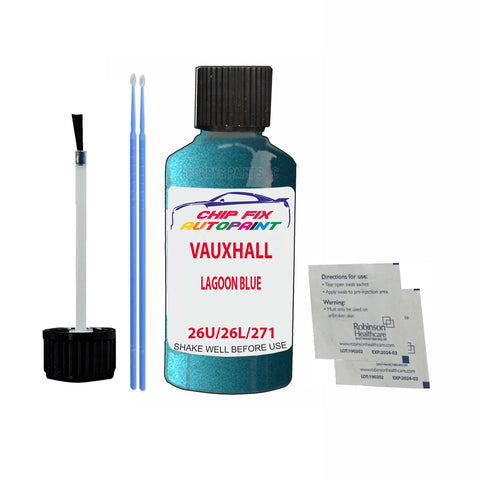 Paint For Vauxhall Astra Lagoon Blue 26U/26L/271 1991-2001 Blue Touch Up Paint