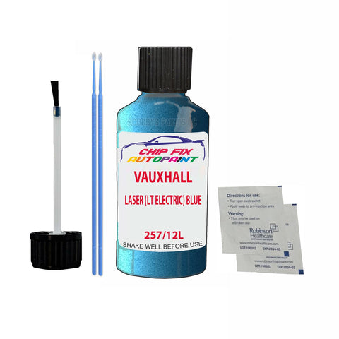 VAUXHALL LASER (LT ELECTRIC) BLUE Code: (257/12L) Car Touch Up Paint Scratch Repair