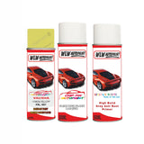 Aerosol Spray Paint For Vauxhall Corsa Lemon Yellow Primer undercoat anti rust metal