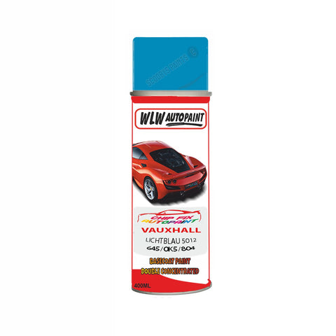 Aerosol Spray Paint For Vauxhall Vivaro Lichtblau 5012 Code 645/0K5/804 1982-2004