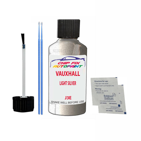 Paint For Vauxhall Monterey Light Silver J3E 1992-2001 Grey Touch Up Paint