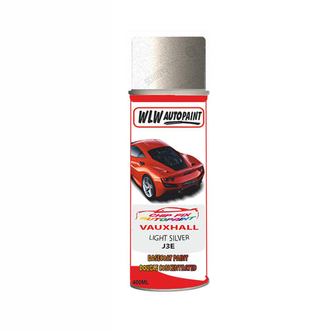 VAUXHALL LIGHT SILVER Code: (J3E) Car Aerosol Spray Paint