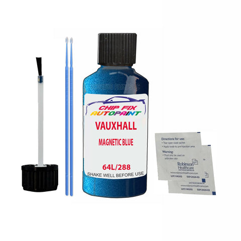 Paint For Vauxhall Astra Magnetic Blue 64L/288 1995-1997 Blue Touch Up Paint