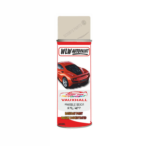 Aerosol Spray Paint For Vauxhall Astra Marble Beige Code 57L/477 1989-2000