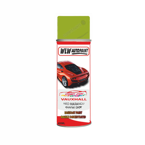 Aerosol Spray Paint For Vauxhall Adam Neo Marangu Code Gww/30T 2015-2017