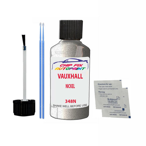 Paint For Vauxhall Vxr8 Nickel 348N 2007-2007 Grey Touch Up Paint
