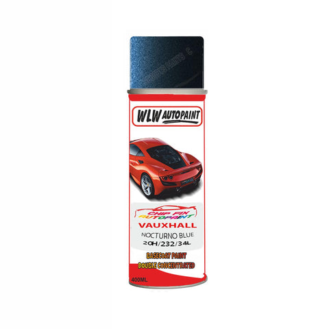 Aerosol Spray Paint For Vauxhall Astra Coupe Nocturno Blue Code 20H/232/34L 1999-2004