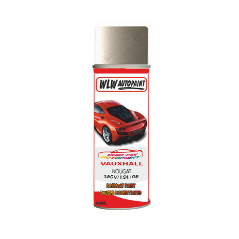 Aerosol Spray Paint For Vauxhall Cabrio/Convertible Nougat Code 285V/191/G5N 2013-2015