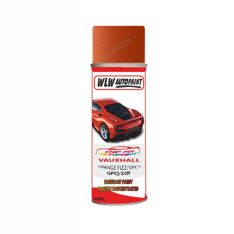 VAUXHALL ORANGE FIZZ/SPICY ORANGE Code: (GPQ/50T) Car Aerosol Spray Paint