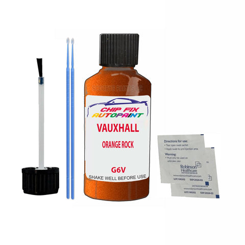 VAUXHALL ORANGE ROCK Code: (G6V) Car Touch Up Paint Scratch Repair