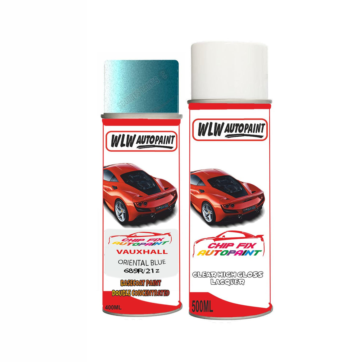 Aerosol Spray Paint For Vauxhall Corsa Oriental Blue Code 689R/21Z 200 ...