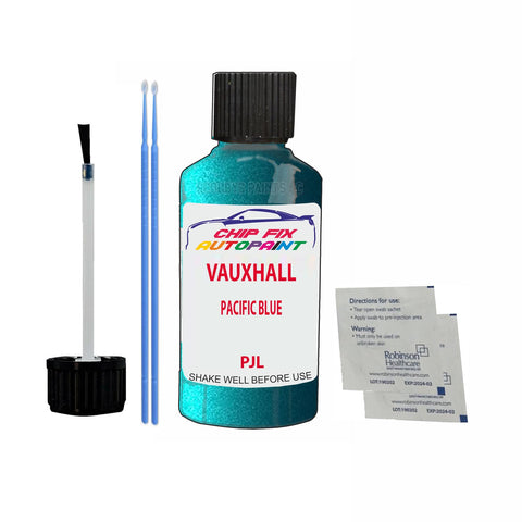 VAUXHALL PACIFIC BLUE Code: (PJL) Car Touch Up Paint Scratch Repair