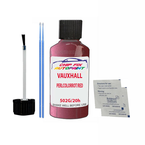 Paint For Vauxhall Astra Perlcolorrot/Red 502G/20H 2000-2003 Red Touch Up Paint