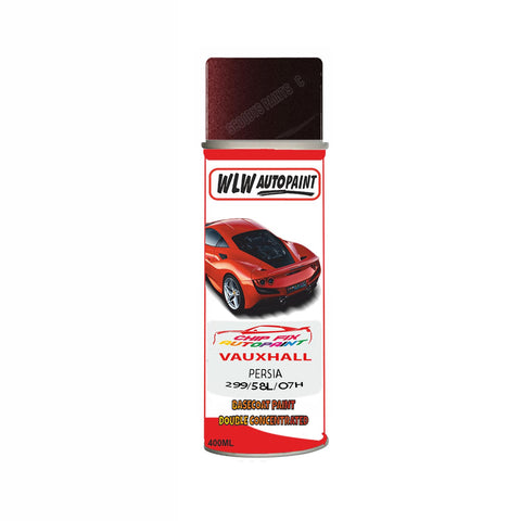 VAUXHALL PERSIA Code: (299/58L/O7H) Car Aerosol Spray Paint