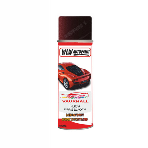 Aerosol Spray Paint For Vauxhall Vectra Persia Code 299/58L/O7H 1999-2002