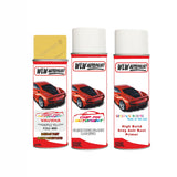 Aerosol Spray Paint For Vauxhall Tigra Pineapple Yellow Primer undercoat anti rust metal