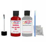 VAUXHALL PULL ME OVER RED Code: (GG7/50S) Car Touch Up Paint Scratch Repair