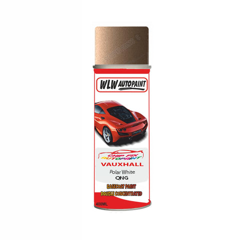 VAUXHALL Polar White Code: (QNG) Car Aerosol Spray Paint