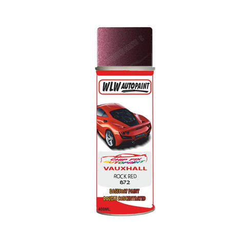 VAUXHALL ROCK RED Code: (872) Car Aerosol Spray Paint