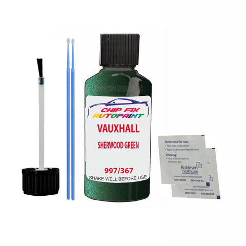 VAUXHALL SHERWOOD GREEN Code: (997/367) Car Touch Up Paint Scratch Repair