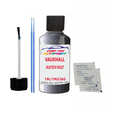 Paint For Vauxhall Astra Silk/Tech Violet 19L/19U/265 1990-2001 Red Touch Up Paint