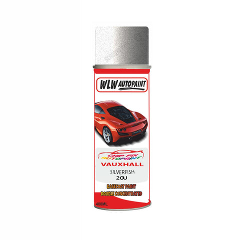 Aerosol Spray Paint For Vauxhall Combo Silverfish Code 20U 2013-2014